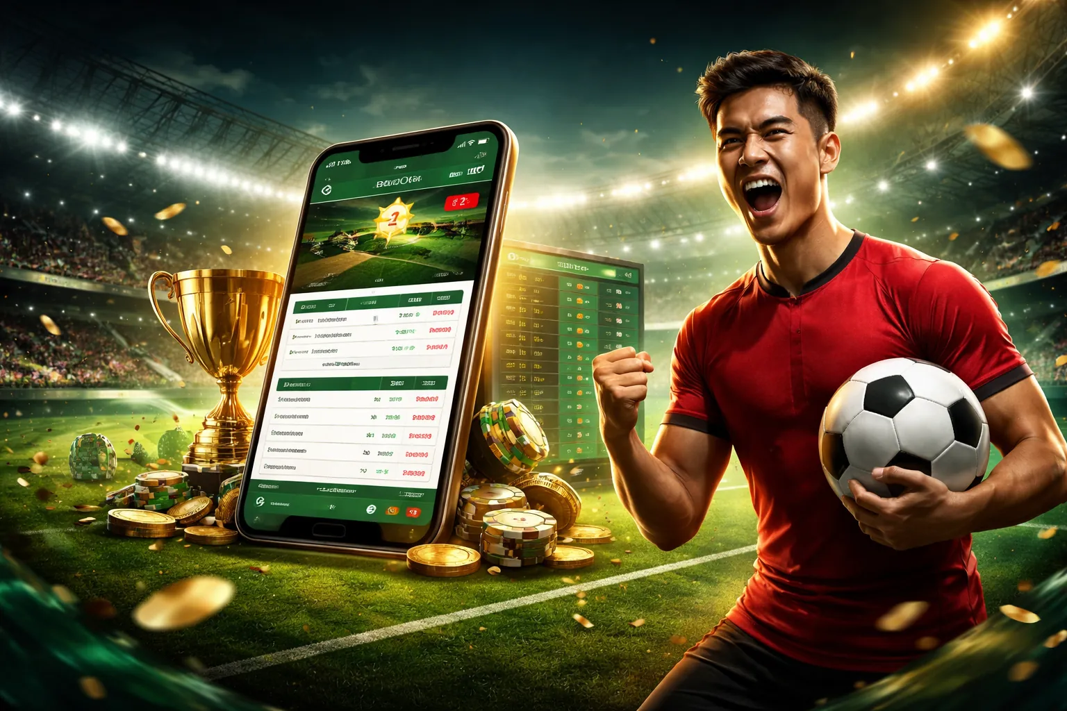 Giao diện ứng dụng 18win Android trên điện thoại