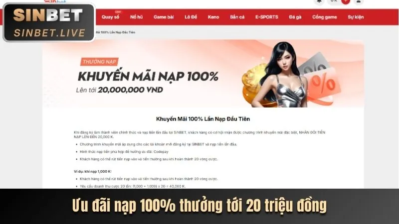 Chương trình hoàn trả hàng ngày 18win Android