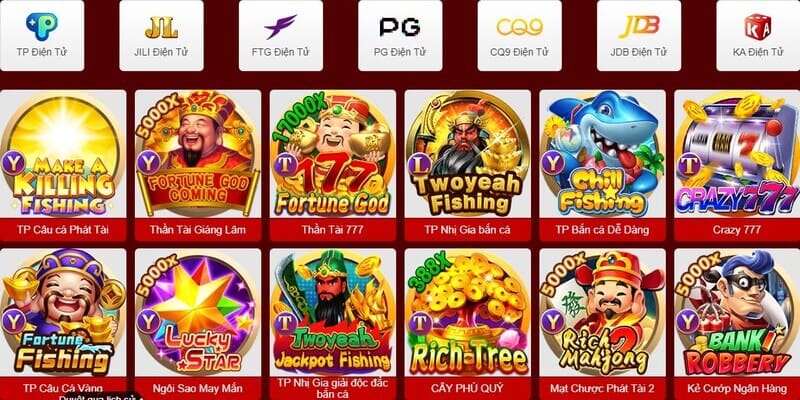 Kho game nổ hũ 18win đa dạng trúng jackpot lớn